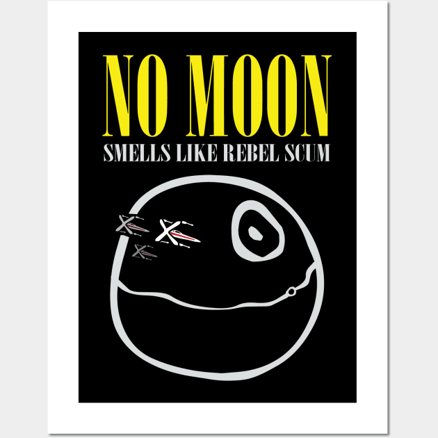 No Moon V2 Wall Art by TrulyMadlyGeekly